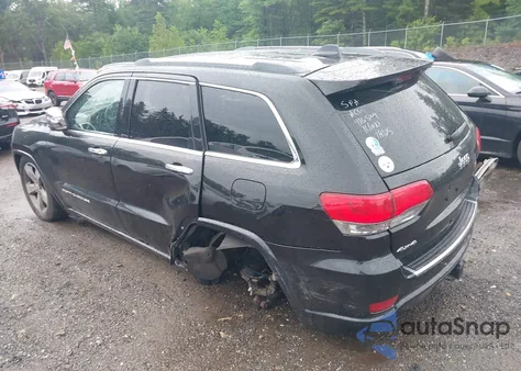 2014 Jeep Grand Cherokee Overland z USA, uszkodzony, nr VIN 1C4RJFCTXEC182339